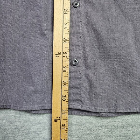 Lululemon Purple Button Down Long Sleeve One Pocket Front Shirt Size XXL - Picture 4 of 7